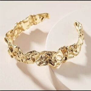 AMBER SCEATS Emery 24K Gold Plated Cuff